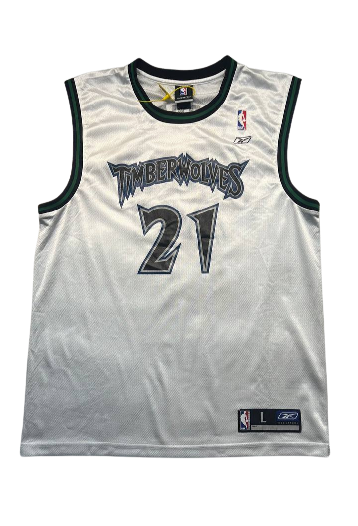 Reebok Minnesota Timberwolves Garnett #21 Jersey