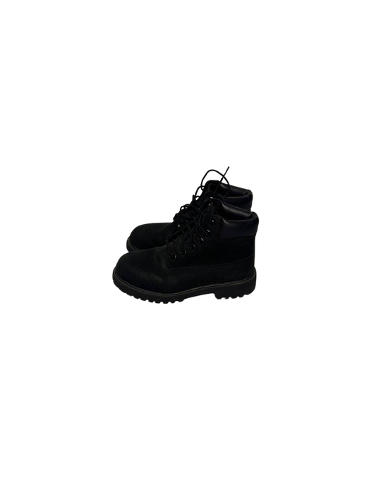 Timberland 1 Youth Premium Black Leather 6