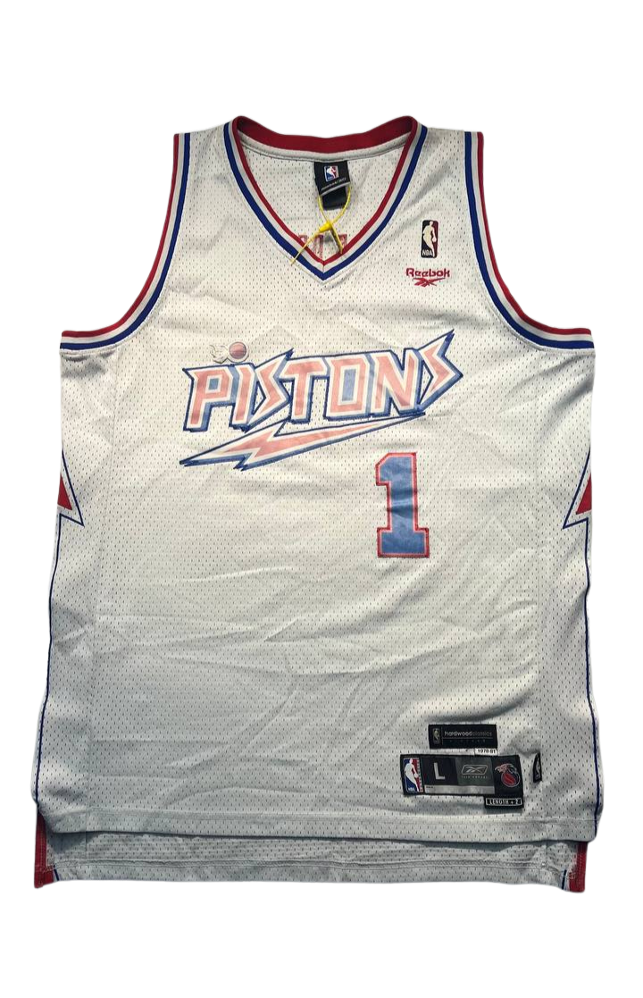 Reebok Detroit Pistons #1 "Chauncey Billups" vintage jersey