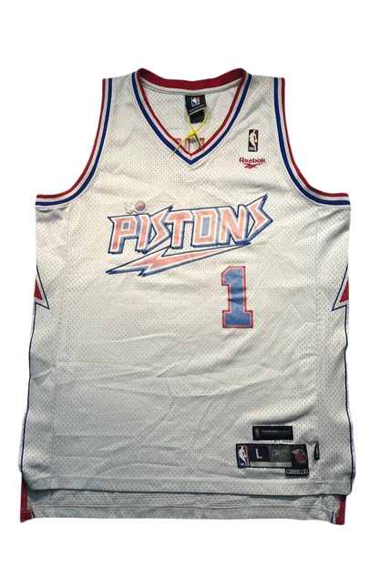 Reebok Detroit Pistons #1 "Chauncey Billups" vintage jersey