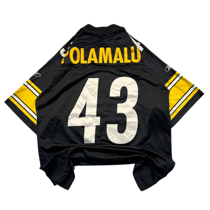 Reebok Pittsburgh Steelers Troy Polamalu #43 Jersey