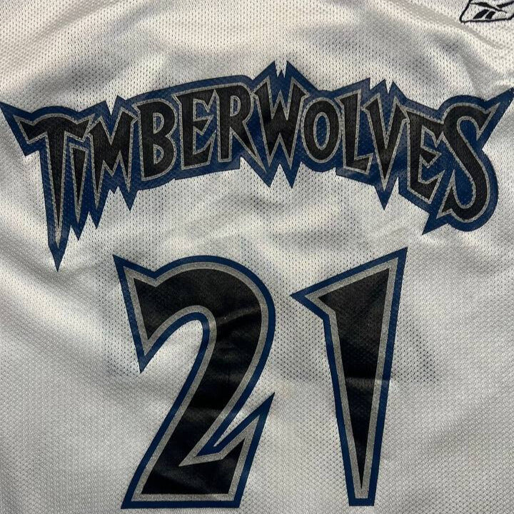 Reebok Minnesota Timberwolves Garnett #21 Jersey