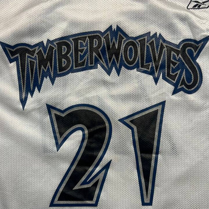 Reebok Minnesota Timberwolves Garnett #21 Jersey