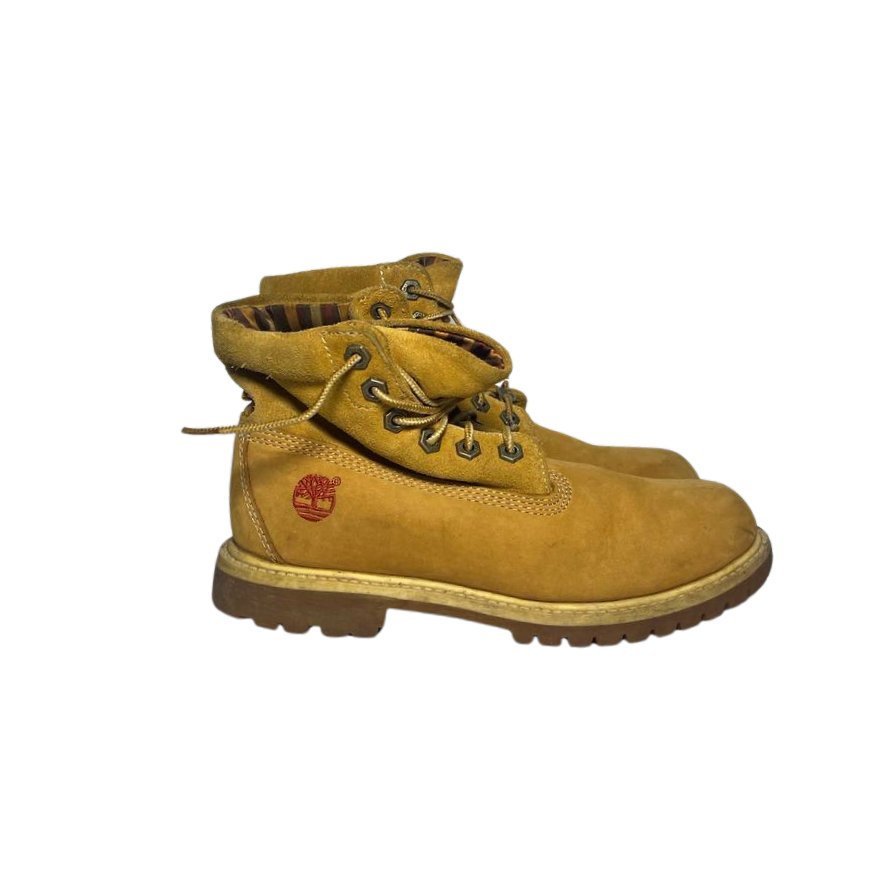 Timberland 6 Women's Roll-Top Leather Boots