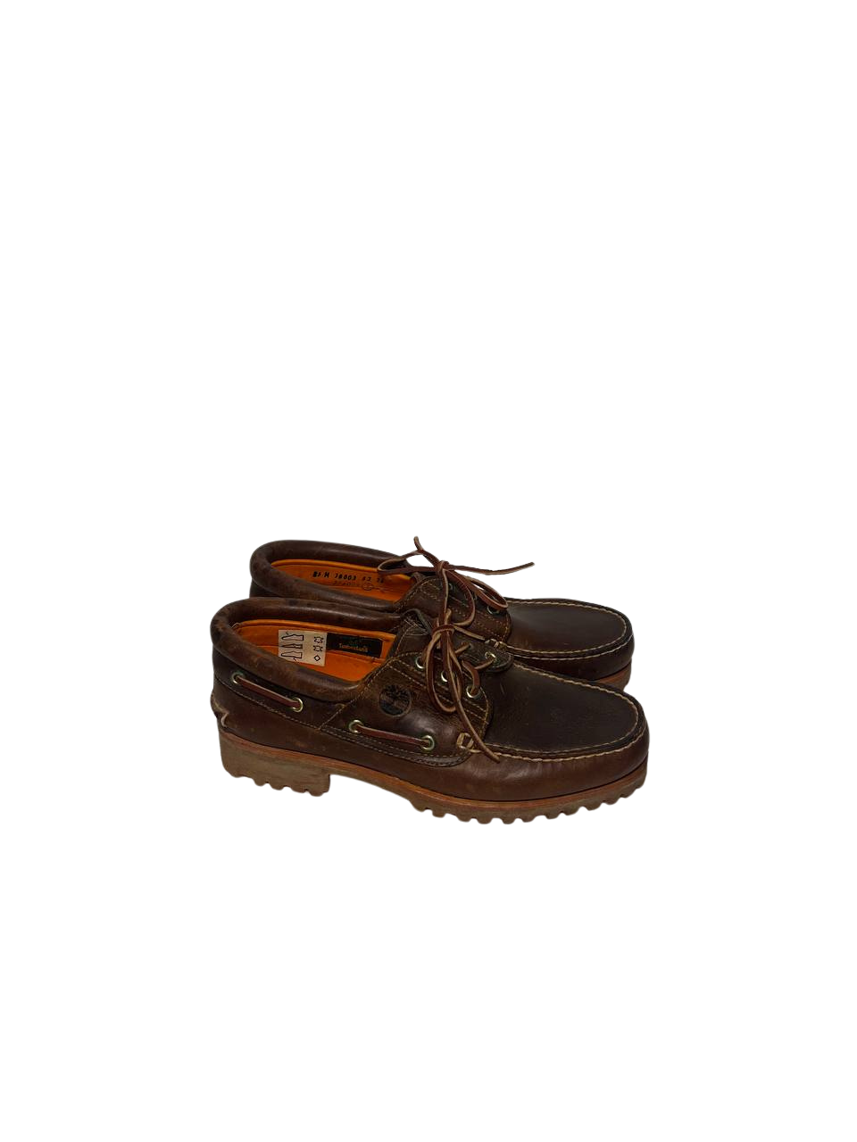 Timberland 8.5 Men's 3-Eye Lug Handsewn Shoe Classic - Brown
