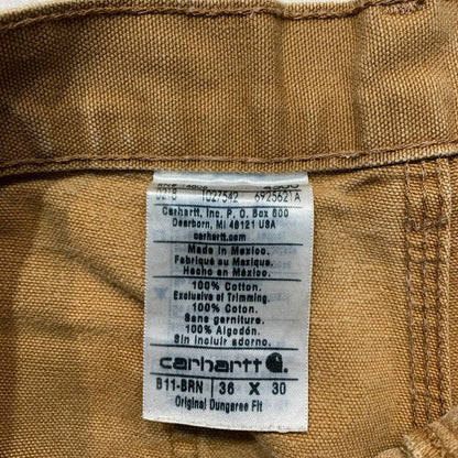 Carhartt B11-BRN Original Dungaree Fit Pants