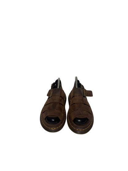 DR MARTENS Flash Fishermen Sandals - Mens - Brown Leather