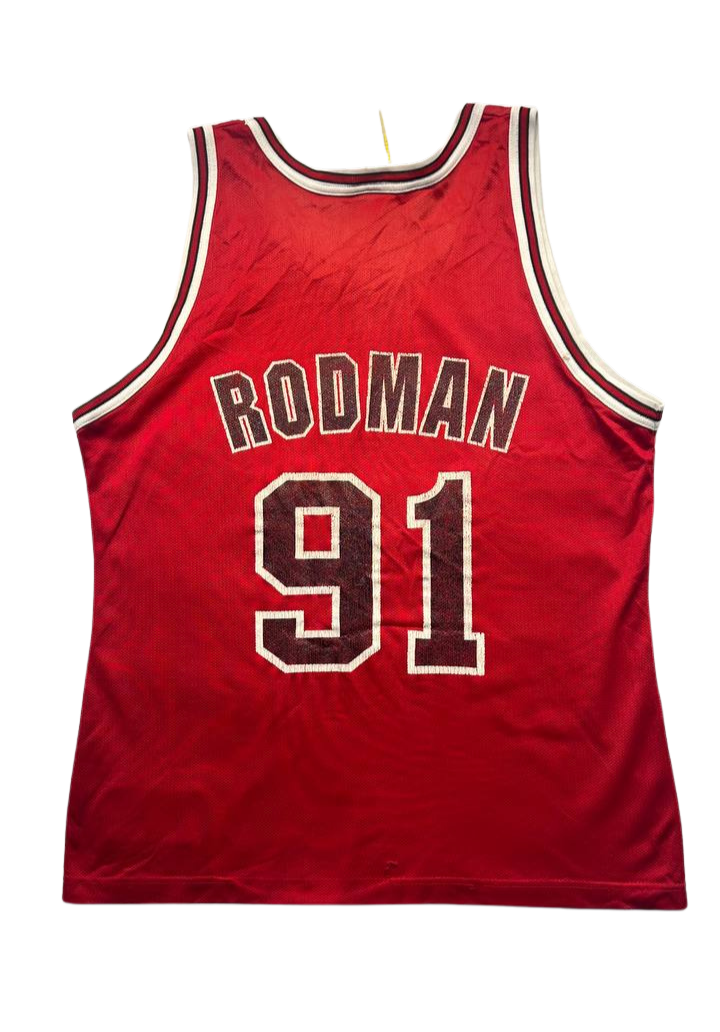 Champion Chicago Bulls Rodman #91 Jersey