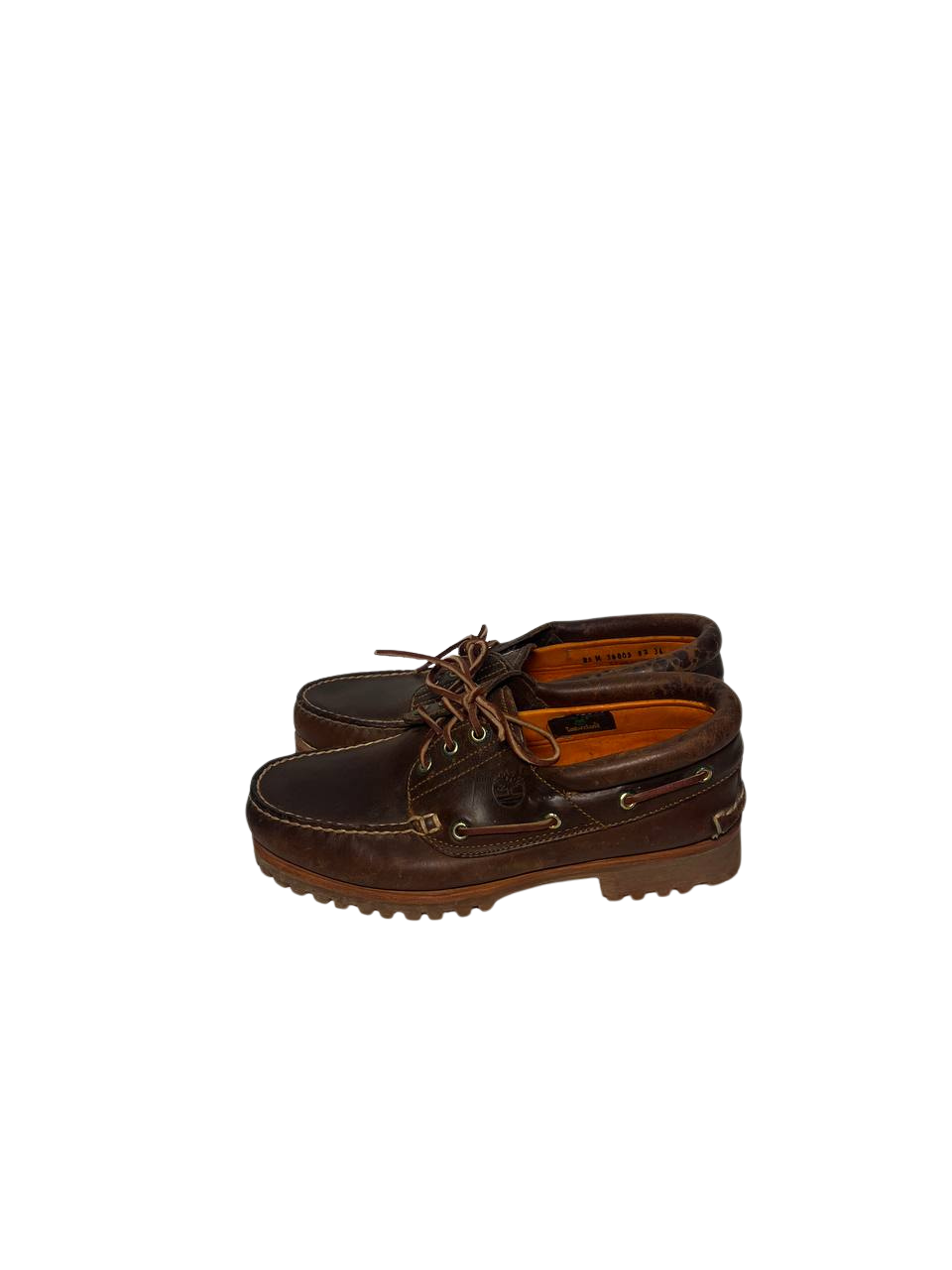 Timberland 8.5 Men's 3-Eye Lug Handsewn Shoe Classic - Brown
