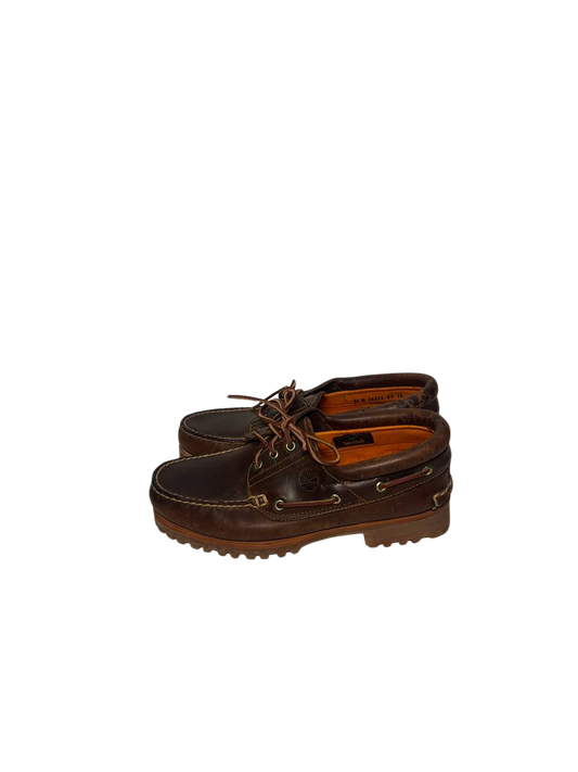 Timberland 6 Women's 3-Eye Lug Handsewn Shoe Classic - Brown