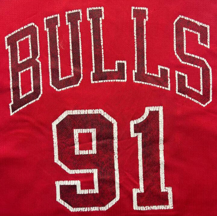 Champion Chicago Bulls Rodman #91 Jersey