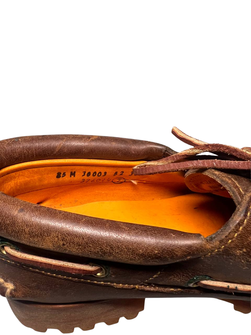 Timberland 8.5 Men's 3-Eye Lug Handsewn Shoe Classic - Brown