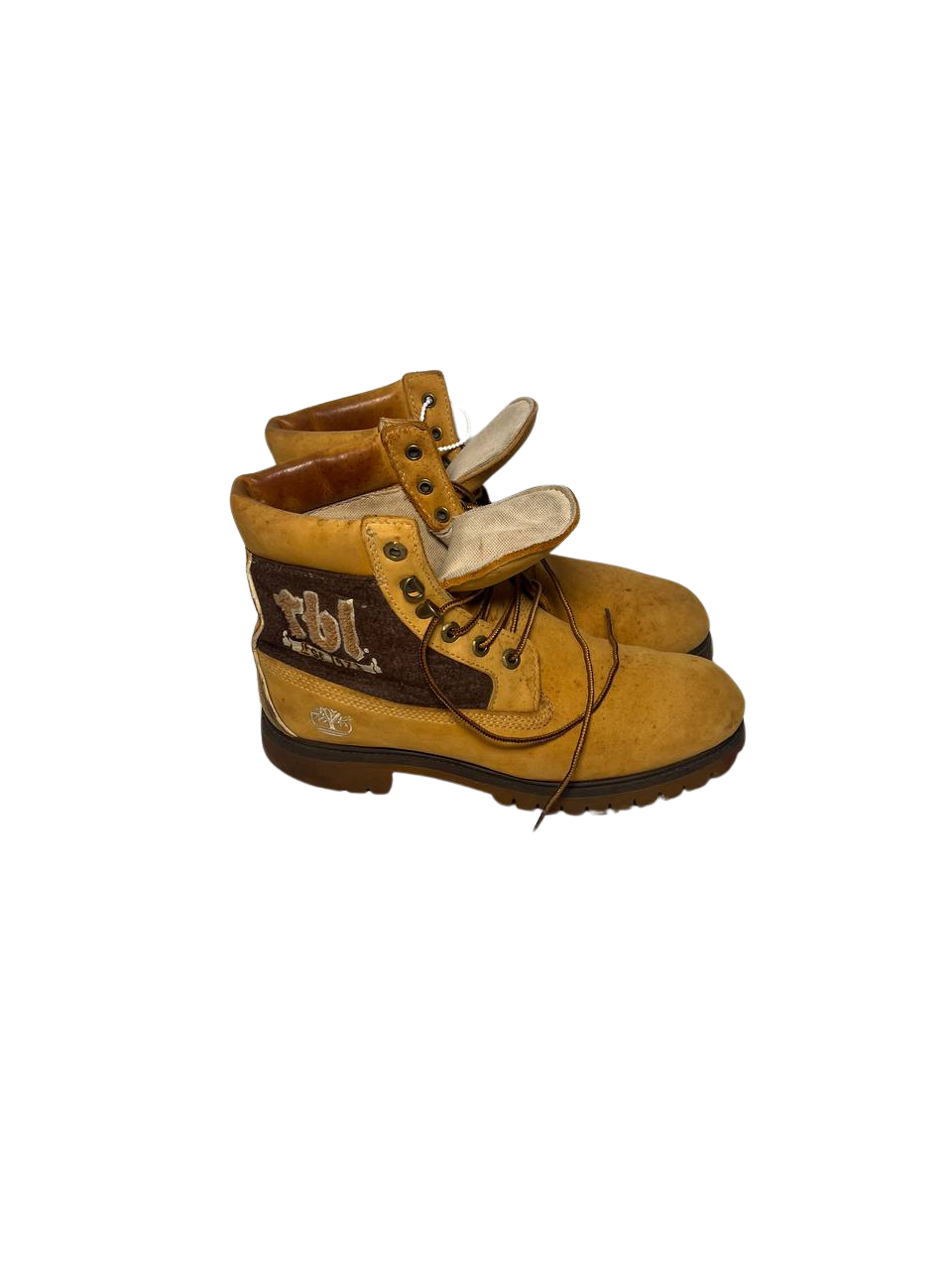 Timberland 9.5 Men's Spell-Out Premium 6-Inch Waterproof Boot