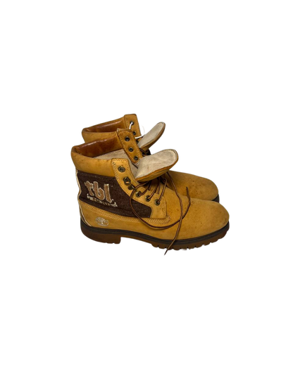 Timberland 9.5 Men's Spell-Out Premium 6-Inch Waterproof Boot
