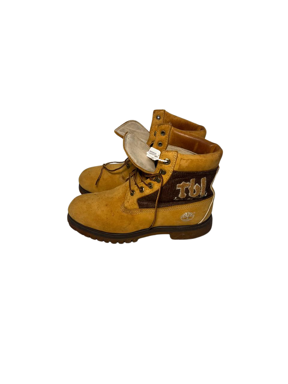Timberland 9.5 Men's Spell-Out Premium 6-Inch Waterproof Boot