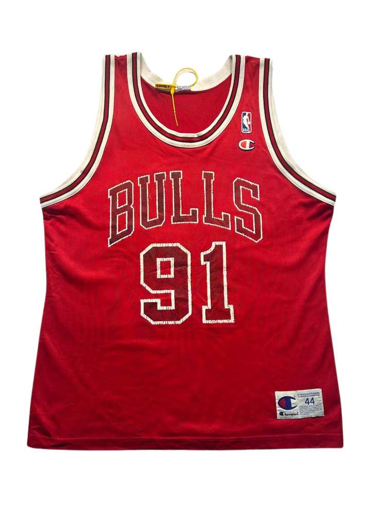 Champion Chicago Bulls Rodman #91 Jersey