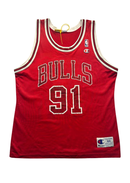 Champion Chicago Bulls Rodman #91 Jersey