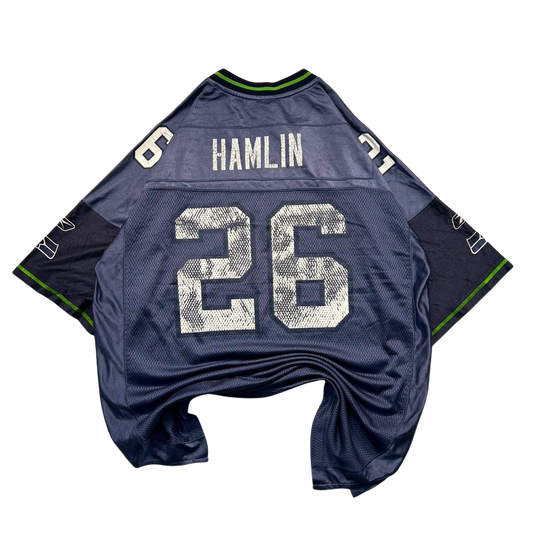 Reebok Seattle Seahawks #26 Hamlin Jersey