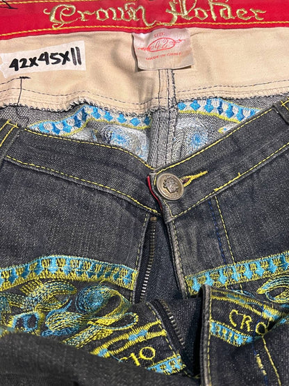 Y2k Crown Holder Vintage Jeans